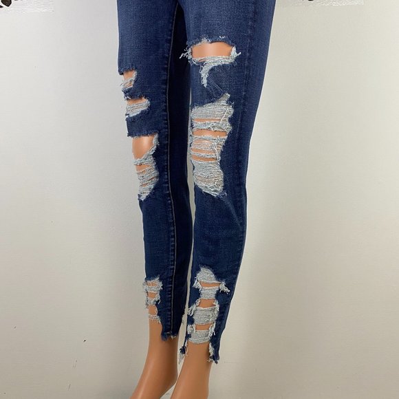 American Eagle Super Super Stretch X4 Hi-Rise Jegging size 6 Short (excellent) - Picture 5 of 6